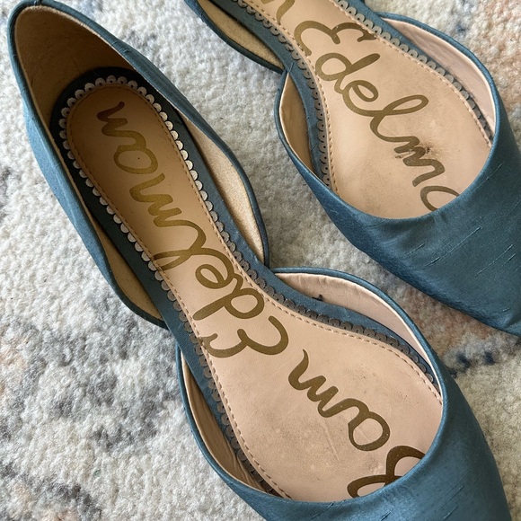 Sam Edelman pointed blue flats, size 9 - Picture 3 of 5